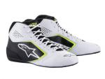 Zvodn boty karting Alpinestars Tech 1-K Start black/white/neon yellow